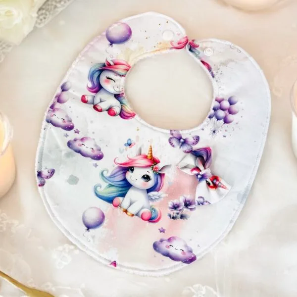 bavoir licorne