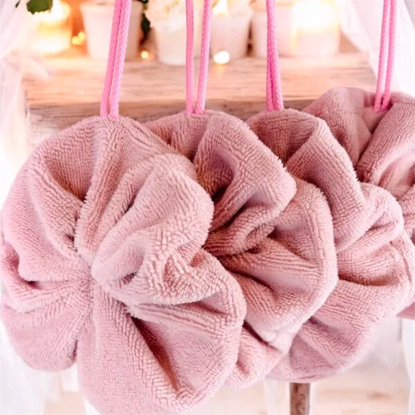 fleur de douche rose
